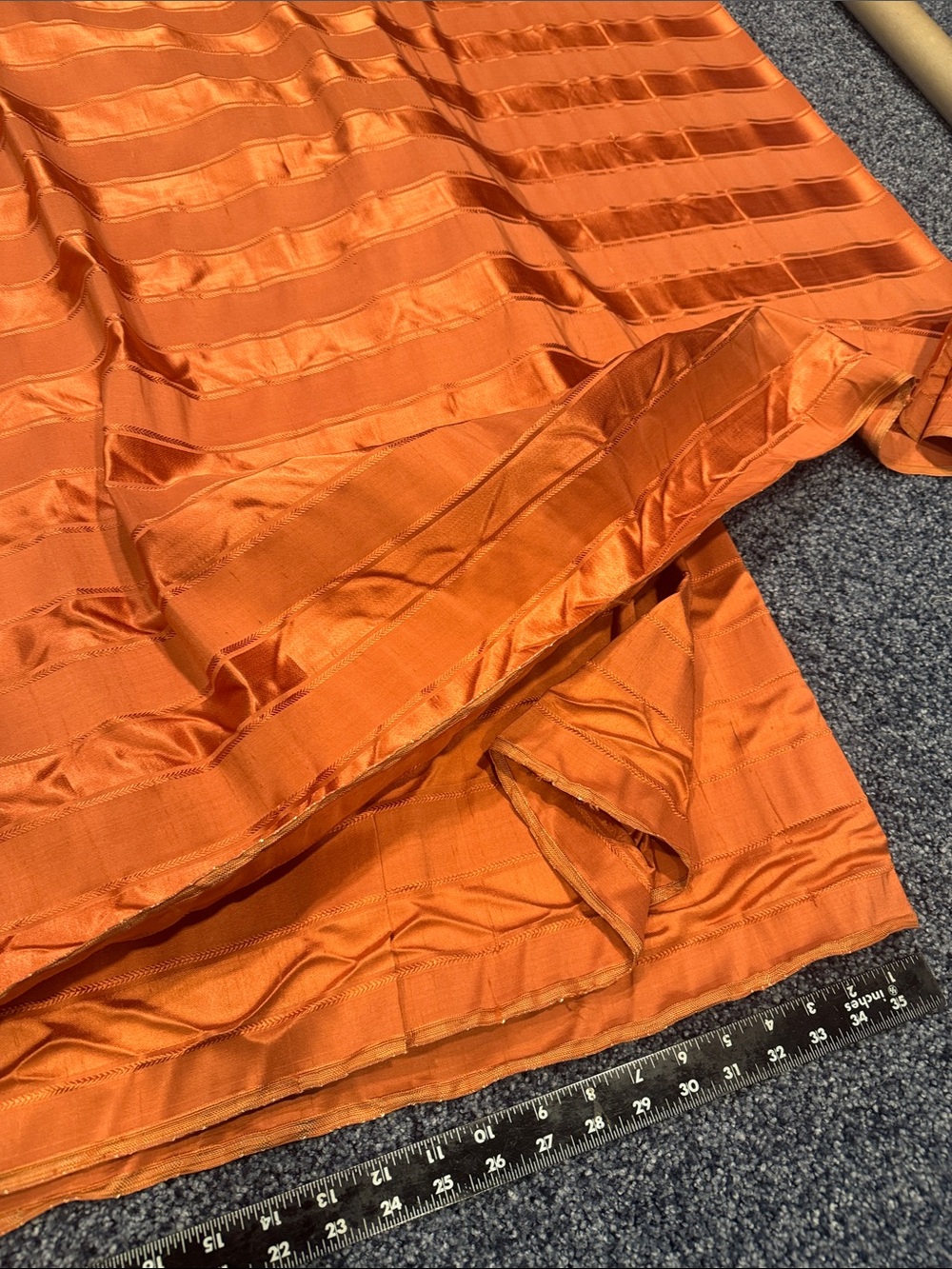 Rust Textured fabric. 46”x 5 yards - Picture 4 of 4